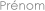 prenom